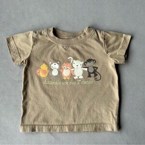 3 for $25 ~ “Animals are our Friends” ~ Graphic Tee ~ Baby Size 18 Months